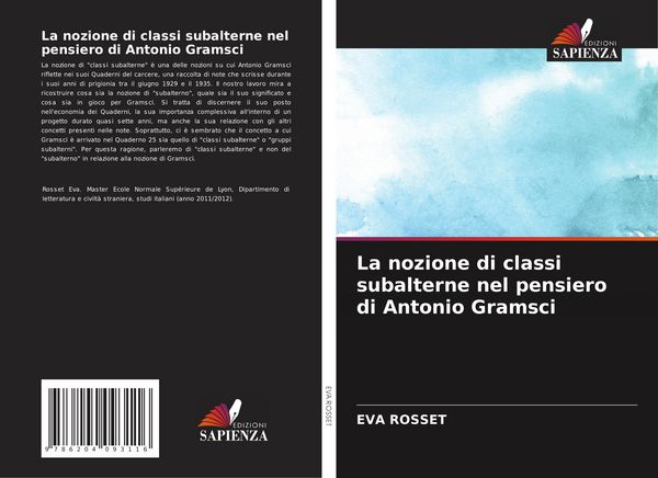 Produktbild: La nozione di classi subalterne nel pensiero di Antonio Gramsci