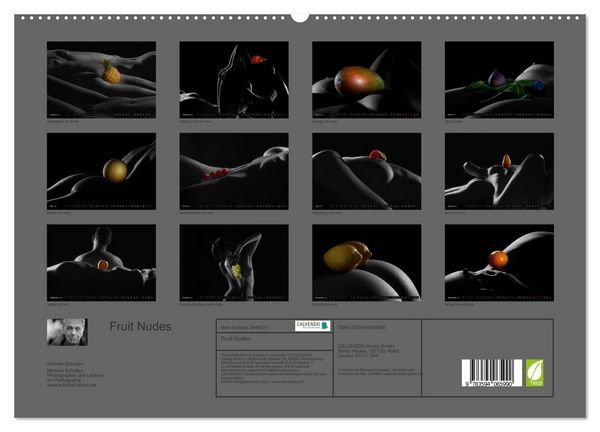 Produktbild: Fruit Nudes (High Quality Premium Wall Calendar 2027 DIN A2 landscape),CALVENDO 12 Month Wall Calendar