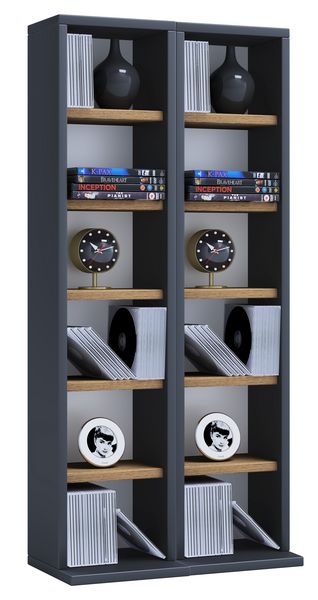Produktbild: Holz CD DVD Stand Regal Schrank St&auml;nder Milano