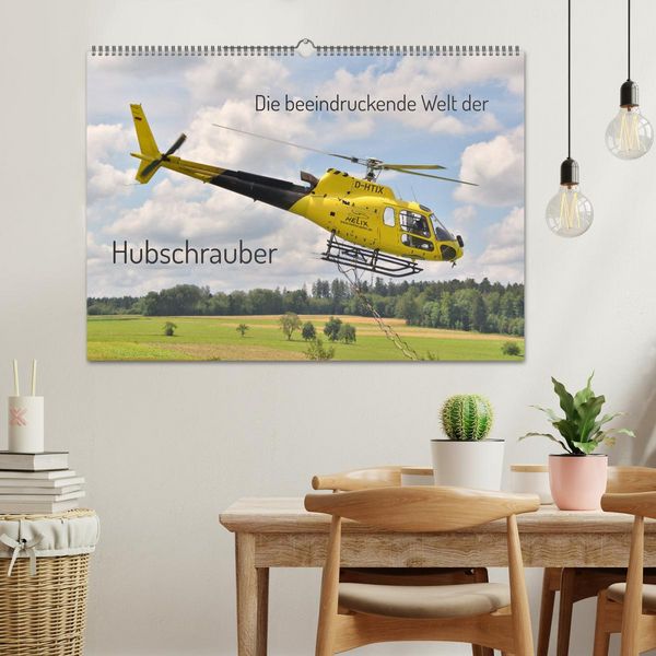 Produktbild: Die beeindruckende Welt der Hubschrauber (Wandkalender 2026 DIN A2 quer), CALVENDO Monatskalender