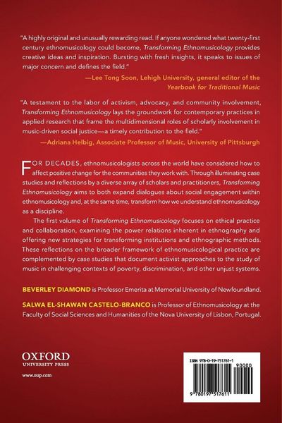 Produktbild: Transforming Ethnomusicology Volume I