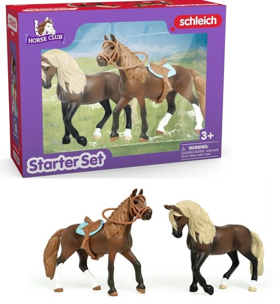 Schleich 42738 - Horse Club, Paso Peruano Starter Set, Pferde, Tierfiguren