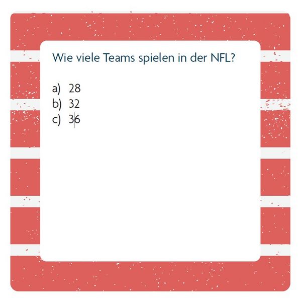 Produktbild: Das American Football-Quiz