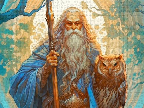 Produktbild: CALVENDO Puzzle Keltischer Magier | 1000 Teile Lege-Gr&ouml;&szlig;e 64x48cm Foto-Puzzle f&uuml;r gl&uuml;ckliche Stunden
