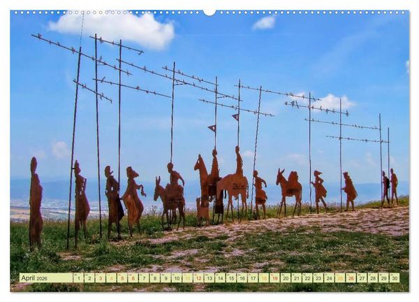 Produktbild: Jakobsweg - pilgern auf dem Camino de Santiago (hochwertiger Premium Wandkalender 2026 DIN A2 quer), Kunstdruck in Hochglanz