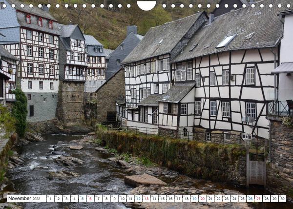Produktbild: Monschau - Fachwerkidylle in der Eifel (Wandkalender 2022 DIN A4 quer)