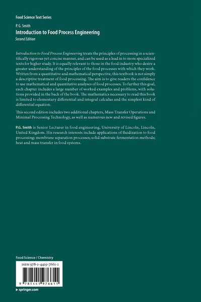 Produktbild: Introduction to Food Process Engineering