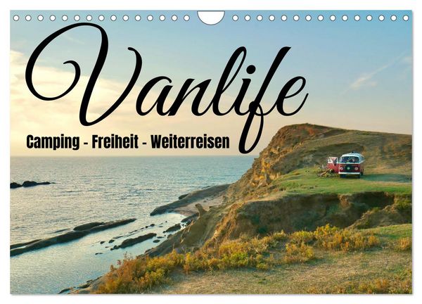 Produktbild: Vanlife, Camping - Freiheit - Weiterreisen (Wandkalender 2026 DIN A4 quer), CALVENDO Monatskalender
