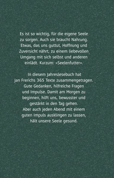 Produktbild: Seelenfutter &ndash; 365-mal das Leben sp&uuml;ren