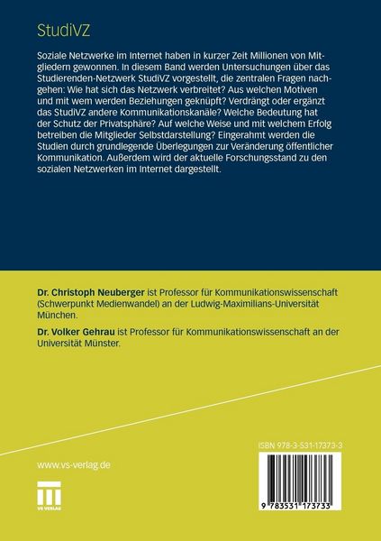 Produktbild: StudiVZ