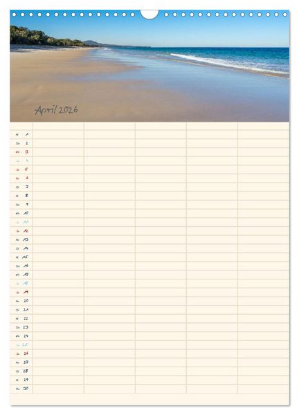 Produktbild: Mit Blick auf's Meer (Wandkalender 2026 DIN A3 hoch), CALVENDO Monatskalender