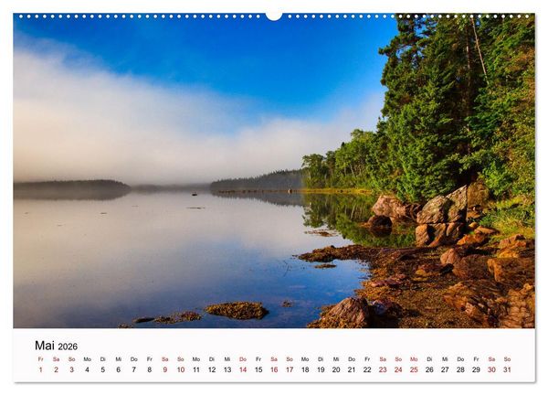 Produktbild: Neufundland - wilde Sch&ouml;nheit im Atlantik (hochwertiger Premium Wandkalender 2026 DIN A2 quer), Kunstdruck in Hochglanz