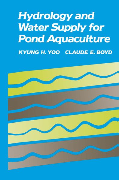Produktbild: Hydrology and Water Supply for Pond Aquaculture