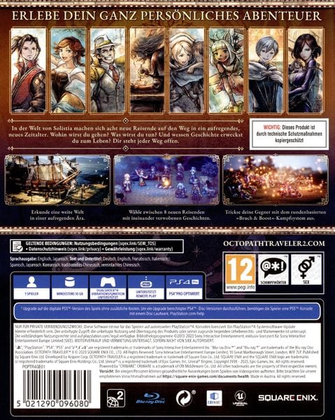 Octopath Traveler II. Playstation 4