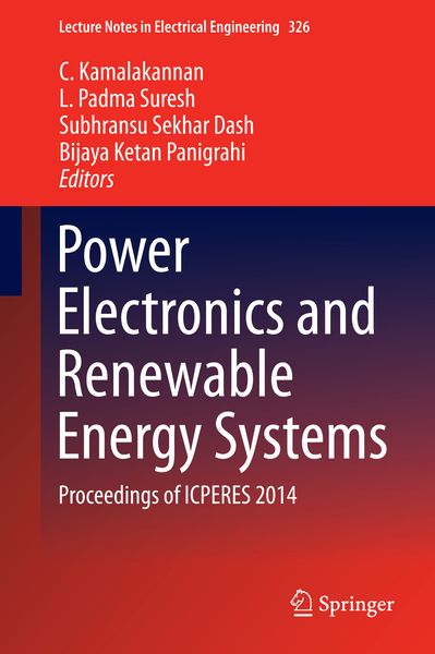 Produktbild: Power Electronics and Renewable Energy Systems