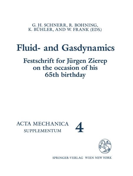 Produktbild: Fluid- and Gasdynamics
