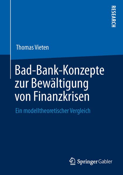 Produktbild: Bad-Bank-Konzepte zur Bew&auml;ltigung von Finanzkrisen