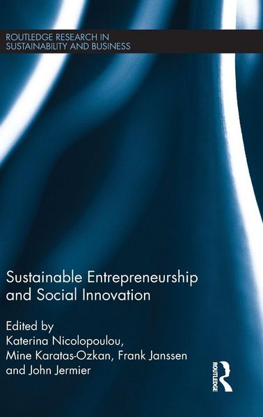 Produktbild: Sustainable Entrepreneurship and Social Innovation
