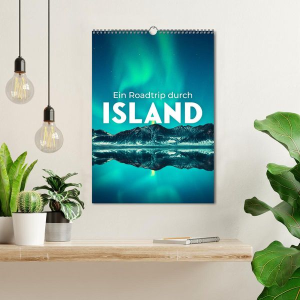 Produktbild: Ein Roadtrip durch Island (Wandkalender 2026 DIN A3 hoch), CALVENDO Monatskalender