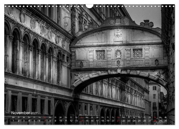 Produktbild: Venedig - Licht und Schatten (Wandkalender 2027 DIN A3 quer), CALVENDO Monatskalender
