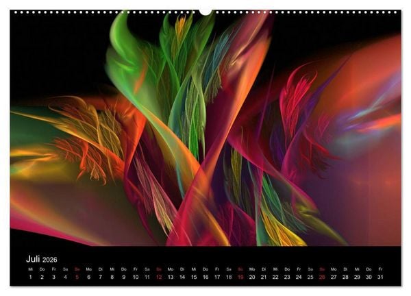 Produktbild: Wunderbare Welt der Farben 2026 (Wandkalender 2026 DIN A2 quer), CALVENDO Monatskalender