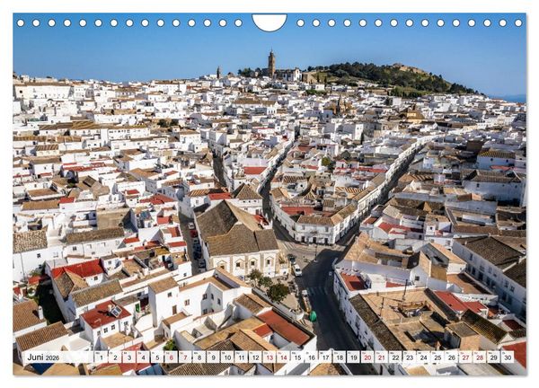 Produktbild: Andalusiens weisse D&ouml;rfer (Wandkalender 2026 DIN A4 quer), CALVENDO Monatskalender