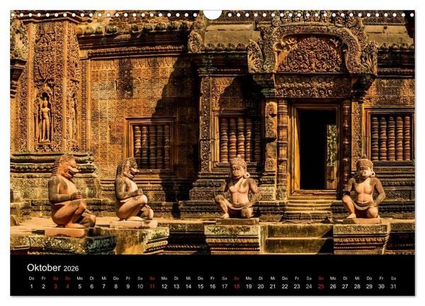 Produktbild: Kambodscha: das K&ouml;nigreich der Wunder (Wandkalender 2026 DIN A3 quer), CALVENDO Monatskalender