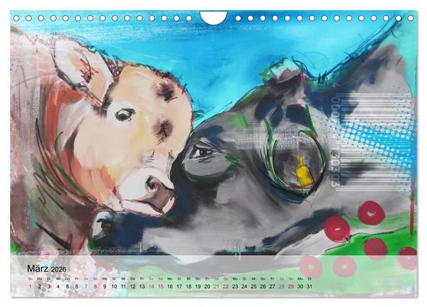 Produktbild: Kunst-Kalender von Stefanie Rogge (Wandkalender 2026 DIN A4 quer), CALVENDO Monatskalender