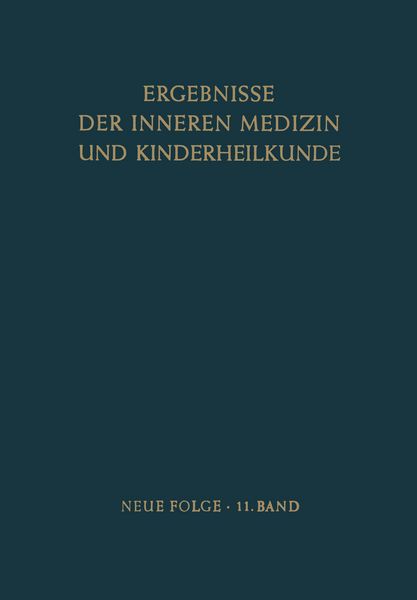 Produktbild: Ergebnisse der Inneren Medizin und Kinderheilkunde