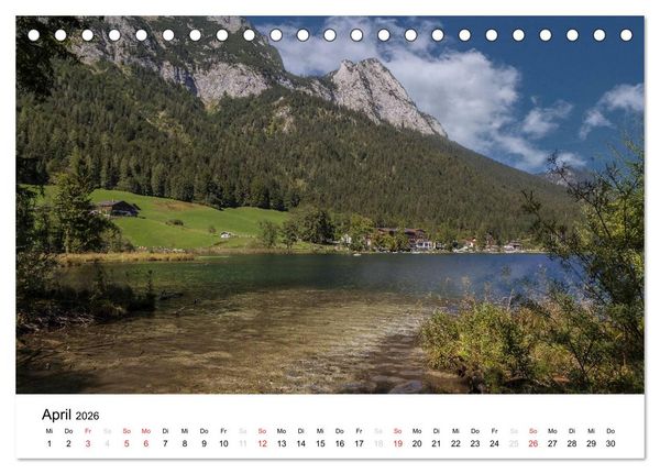 Produktbild: Reizvolle Gew&auml;sser im Berchtesgadener Land (Tischkalender 2026 DIN A5 quer), CALVENDO Monatskalender