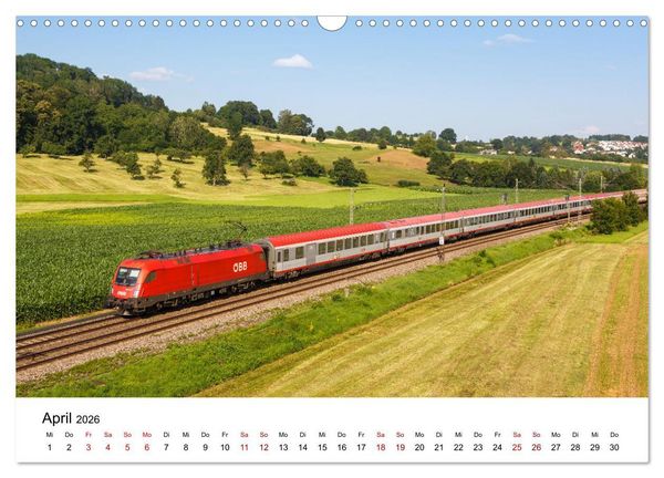 Produktbild: Eisenbahn in Deutschland (Wandkalender 2026 DIN A3 quer), CALVENDO Monatskalender