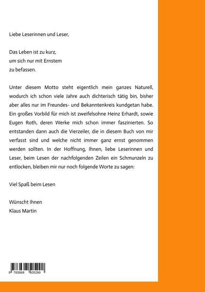 Produktbild: 70 lustige, freche Vierzeiler