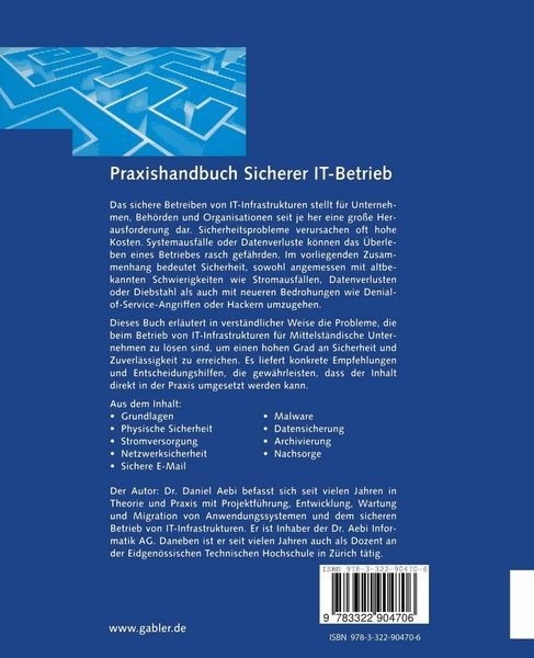 Produktbild: Praxishandbuch Sicherer IT-Betrieb