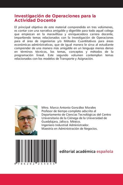 Produktbild: Investigaci&oacute;n de Operaciones para la Actividad Docente