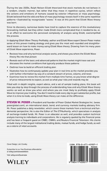 Produktbild: Applying Elliot Wave Theory Profitably