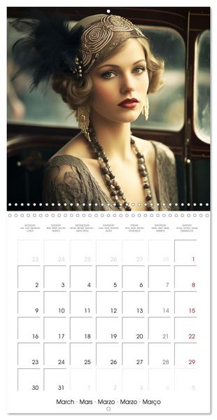 Produktbild: Gr&acirc;ce des ann&eacute;es 30 (Calendrier mural carr&eacute; 2026 30x30 cm) Calendrier double avec une page pour vos prises de notes