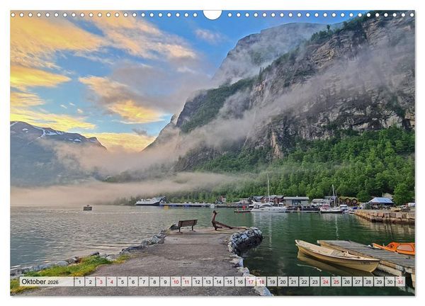 Produktbild: Norwegen erkunden mit dem Wohnmobil (Wandkalender 2026 DIN A3 quer), CALVENDO Monatskalender