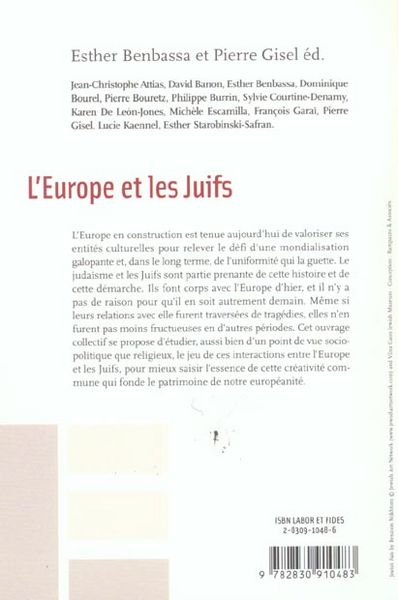 Produktbild: L'Europe et les Juifs