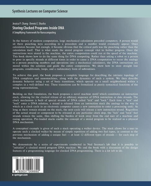 Produktbild: Storing Clocked Programs Inside DNA