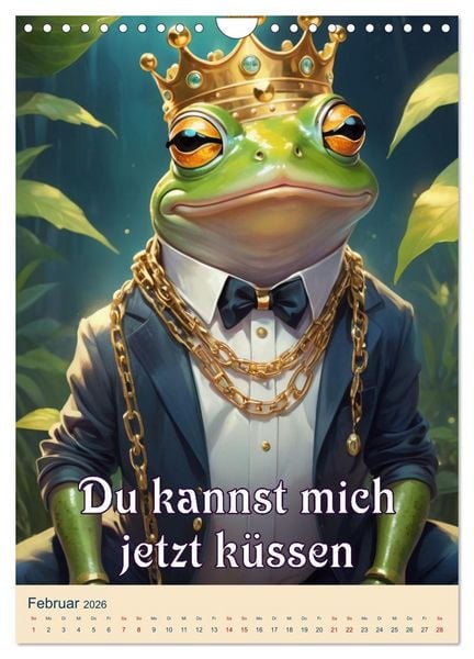 Produktbild: Tierische Leichtigkeit (Wandkalender 2026 DIN A4 hoch), CALVENDO Monatskalender