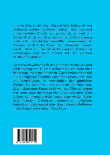 Produktbild: Der Koran gen&uuml;gt uns!