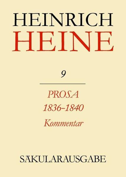 Produktbild: Prosa 1836-1840. Kommentar