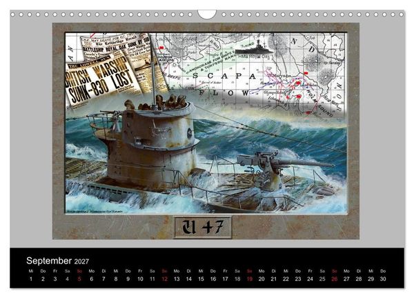 Produktbild: Schiffe im Spiegel ihrer Zeit (Wandkalender 2027 DIN A3 quer), CALVENDO Monatskalender