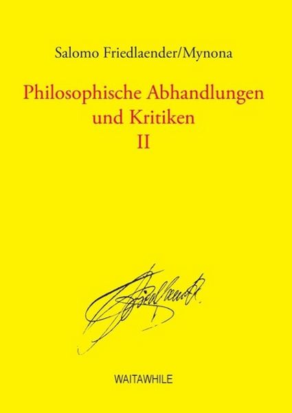 Produktbild: Philosophische Abhandlungen und Kritiken 2