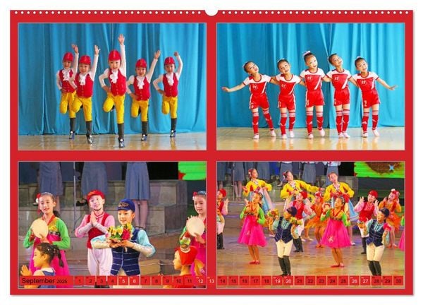Produktbild: NORDKOREA - SCH&Ouml;NES UNGEW&Ouml;HNLICHES FARBIGES FREUNDLICHES (Wandkalender 2026 DIN A2 quer), CALVENDO Monatskalender