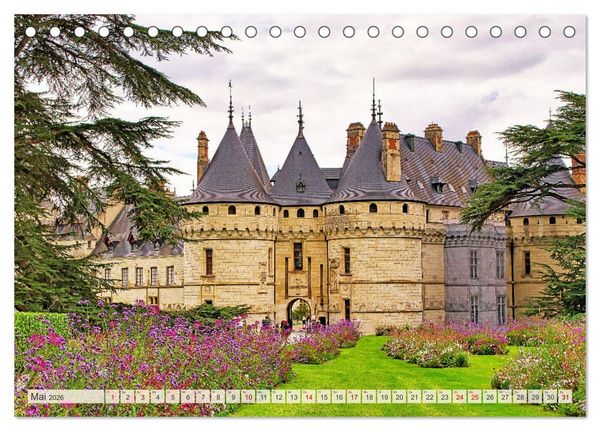 Produktbild: Romantisches Loiretal (Tischkalender 2026 DIN A5 quer), CALVENDO Monatskalender