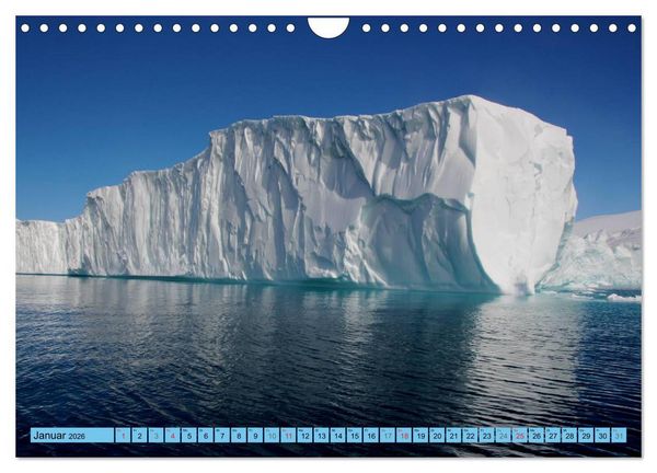 Produktbild: EISIGE GIGANTEN in der DISKOBUCHT (Wandkalender 2026 DIN A4 quer), CALVENDO Monatskalender