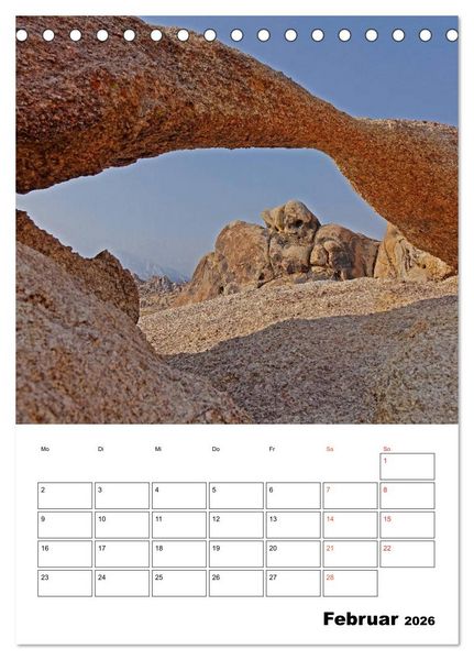 Produktbild: AMERIKA RUNDREISE Bildsch&ouml;n und Aufregend. (Tischkalender 2026 DIN A5 hoch), CALVENDO Monatskalender