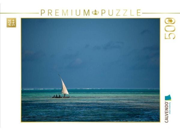 CALVENDO Puzzle Fischerboot | 500 Teile Lege-Größe 48 × 36 cm Foto-Puzzle für Erwachsene