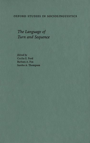 Produktbild: The Language of Turn and Sequence